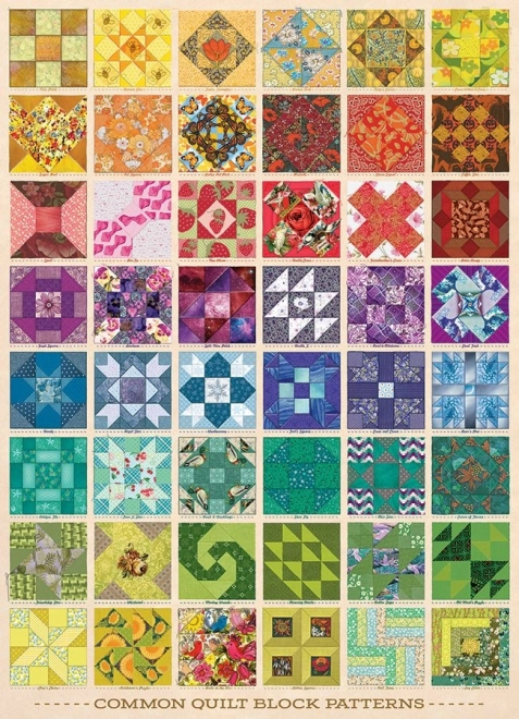 Puzzle Cubes de couette matelassée 1000 pièces Cobble Hill