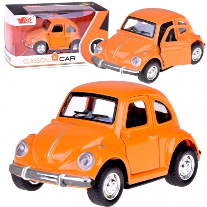 Voiture miniature en métal avec portes ouvrantes lumière son