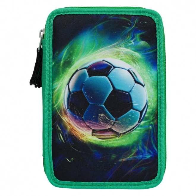 BAAGL Trousse d'école à trois niveaux Ballon de football