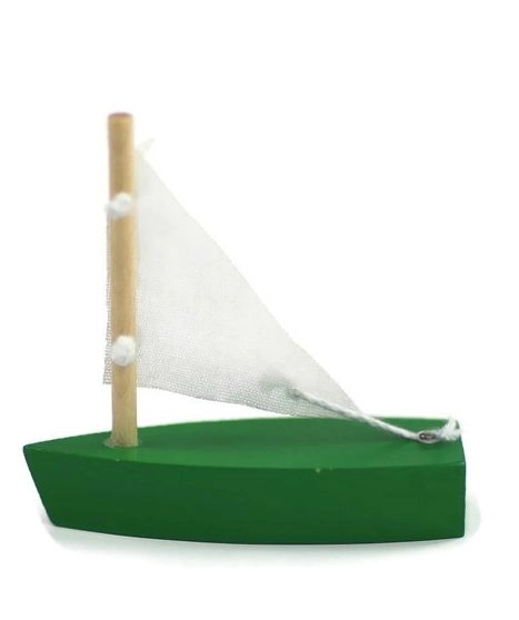 Bateaux miniatures en bois