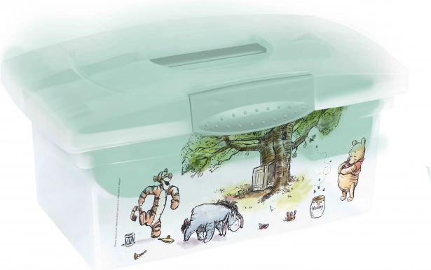 Boîte de voyage avec compartiment pour jouets, médicaments, cosmétiques « Winnie », Vert nordique