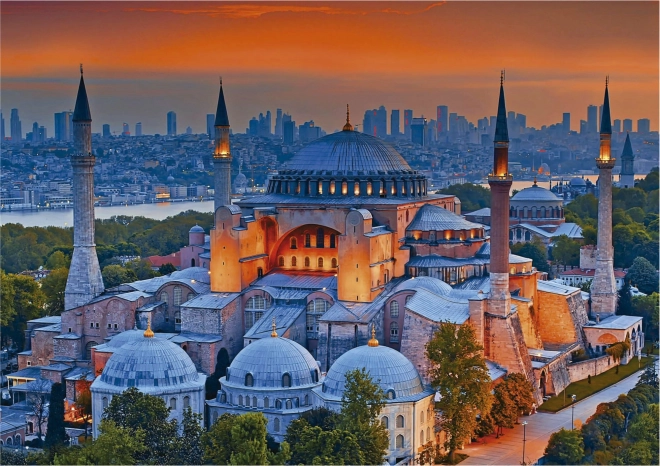 EDUCA Puzzle Mosquée Bleue, Istanbul 1000 pièces