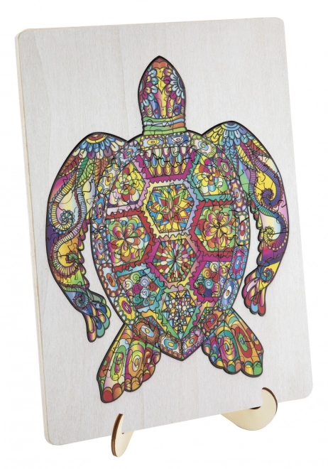 MOXY Puzzle silhouette tortue 130 pièces