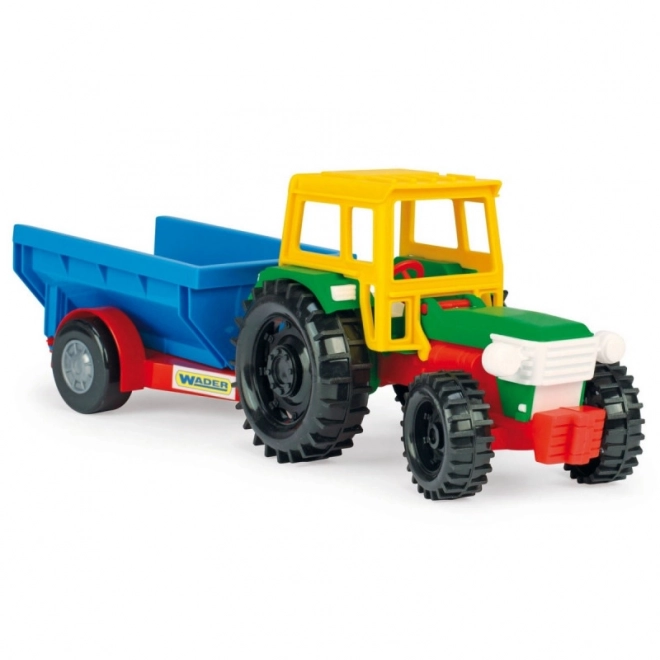 Tracteur avec remorque