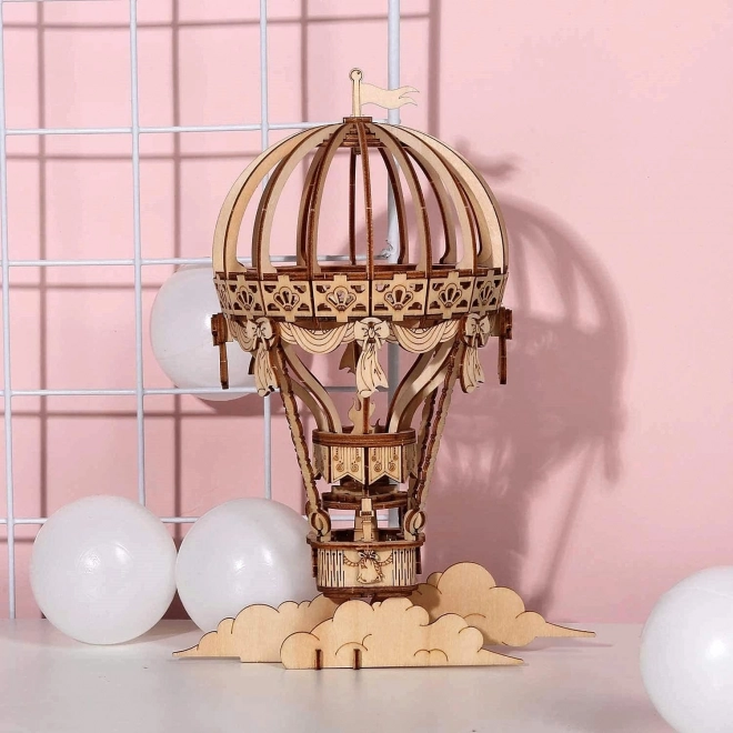 Ballon à air chaud - Modèle en bois 3D