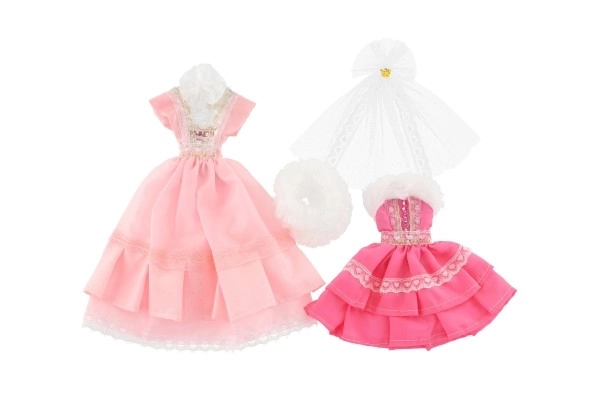 Vêtements avec accessoires pour poupées 2 pièces