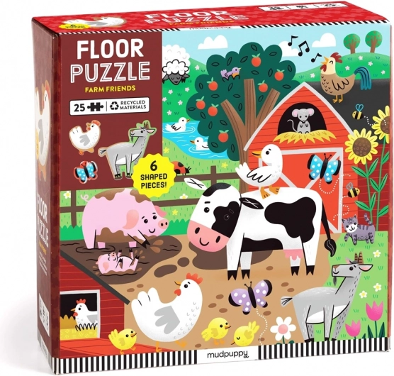 Puzzle de sol Mudpuppy Amis de la ferme