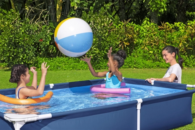 SplashJr Steel Pro 221x150x43 BESTWAY Piscine à ossature + kit de réparation