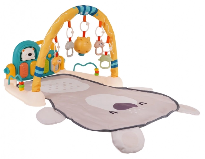 Tapis de jeu pour bébés avec piano et accessoires