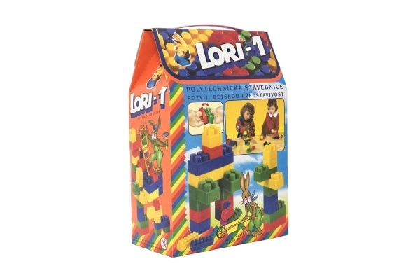 Jeu de construction LORI 1 plastique 50 pcs dans une boîte 19x28x10cm