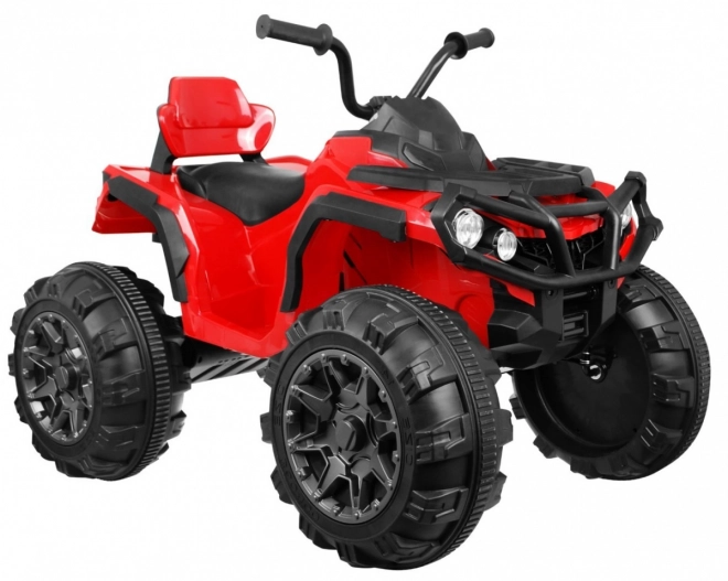 Quad ATV 2,4GHz sur batterie pour enfants Rouge + Télécommande + Roues EVA + Radio MP3 + Démarrage lent