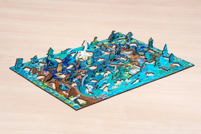 Puzzle en bois forêt magique 500 pièces