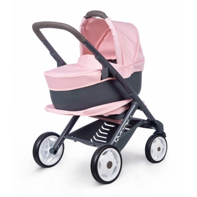 Poussette combinée Maxi Cosi rose clair pour poupées