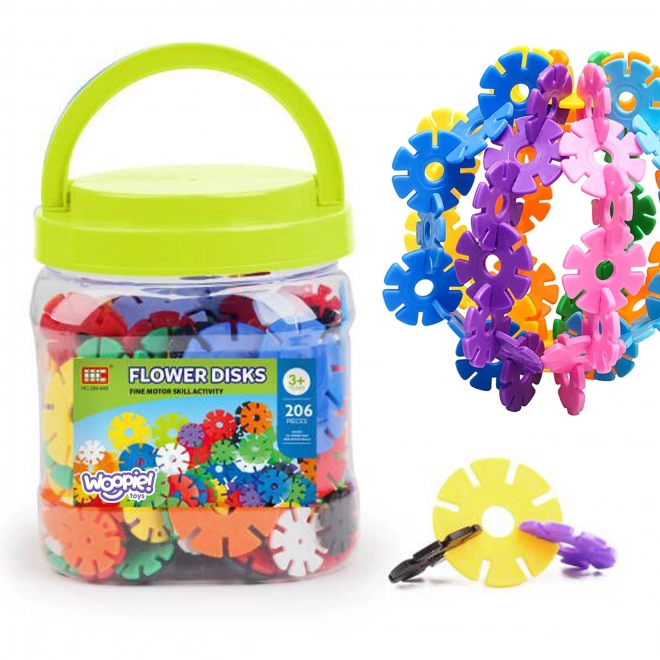 Woopie kit de construction Flocons de Hérisson en tube 206 pièces