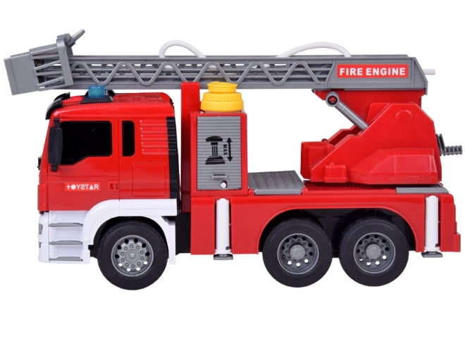 Camion de pompiers avec fonction d'eau et échelle mobile