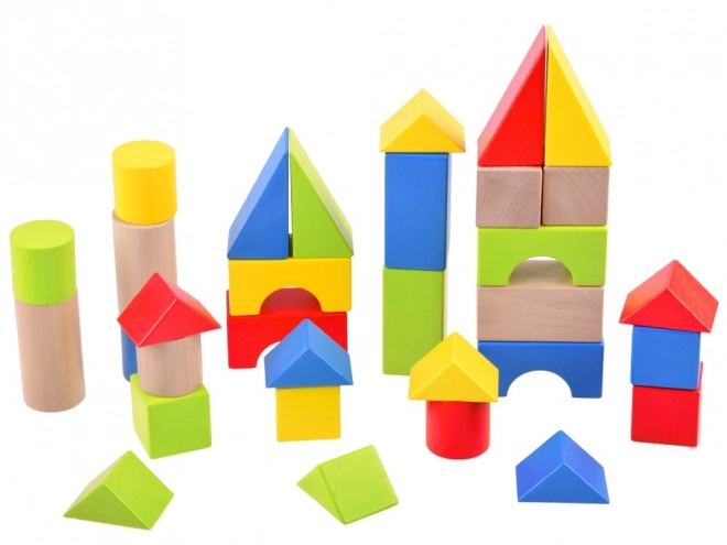 Trotteur en bois avec blocs pour enfants
