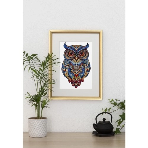 Puzzle en bois chouette Kruzzel