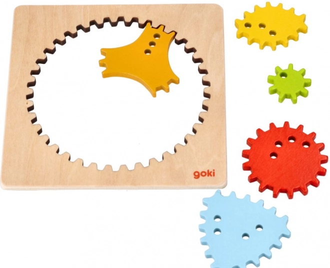 Spirographe en bois Goki