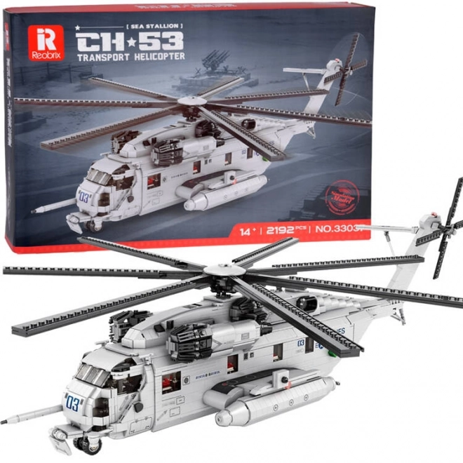 Kit de construction technique hélicoptère CH53