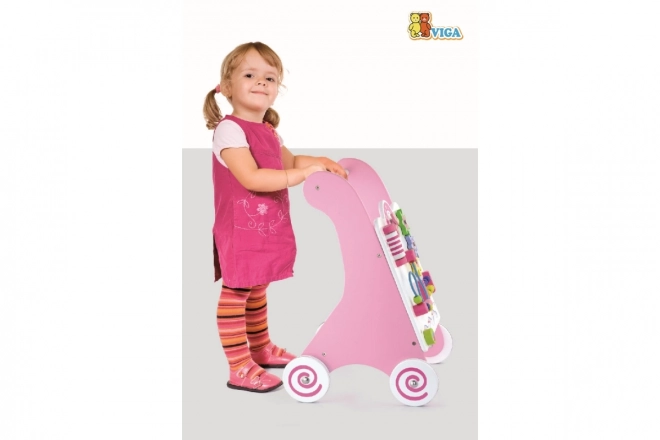 Trotteur rose pour filles