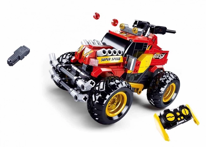 Sluban Power Bricks RC tout-terrain rouge à télécommande