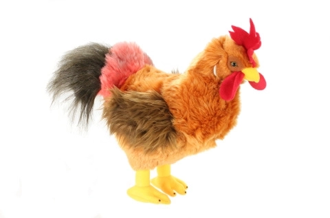Coq en peluche