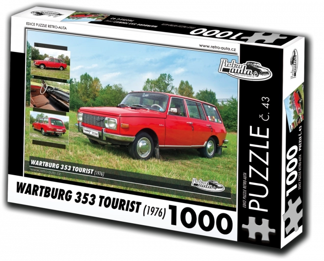 Puzzle Voitures rétro Wartburg 353 Tourist (1976) – 1000 pièces