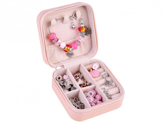 Kit créatif de perles pour la fabrication de bracelets avec pendentifs