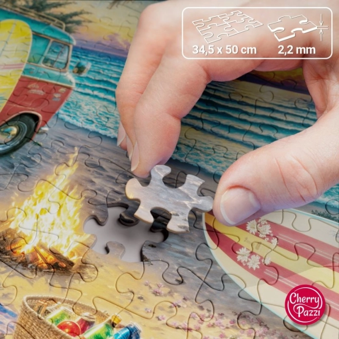 Puzzle Vie en camping-car 500 pièces
