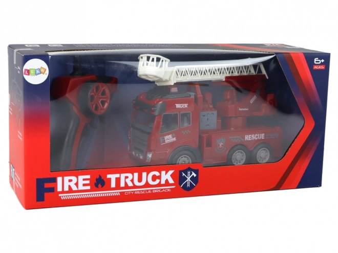 Camion de pompiers de secours avec télécommande