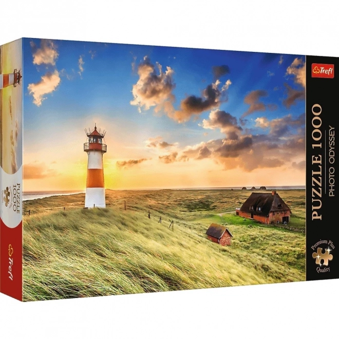 TREFL Puzzle Premium Plus Photo Odyssey : Phare Ost sur l'île de Sylt 1000 pièces