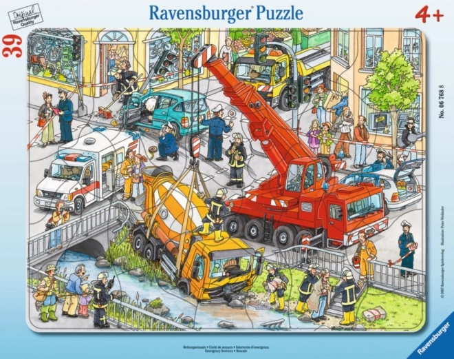 Puzzle pour enfants Mission de sauvetage 39 pièces