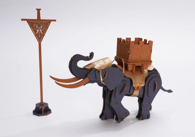 RoboTime Casse-tête en bois Éléphant combattant