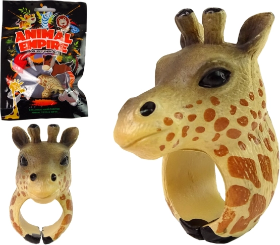 Bague pour enfant avec tête de girafe