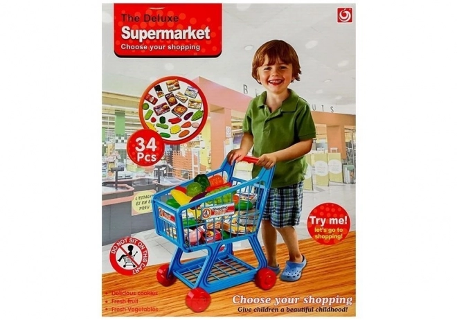 Chariot de course de jeu avec 34 pièces
