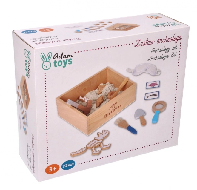 Ensemble archéologique pour enfants avec sable cinétique