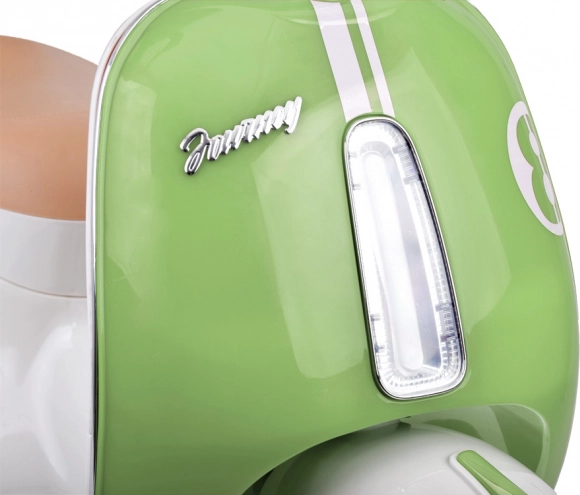 Scooter électrique classique pour enfants orange – Vert