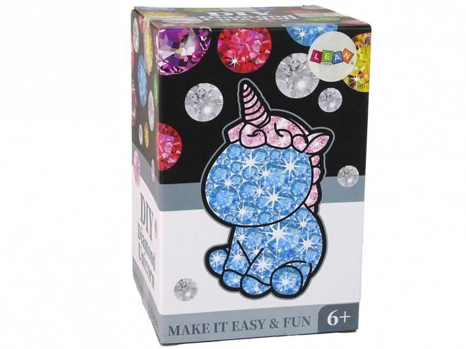 Kit Licorne DIY Diamants Cristaux Rose