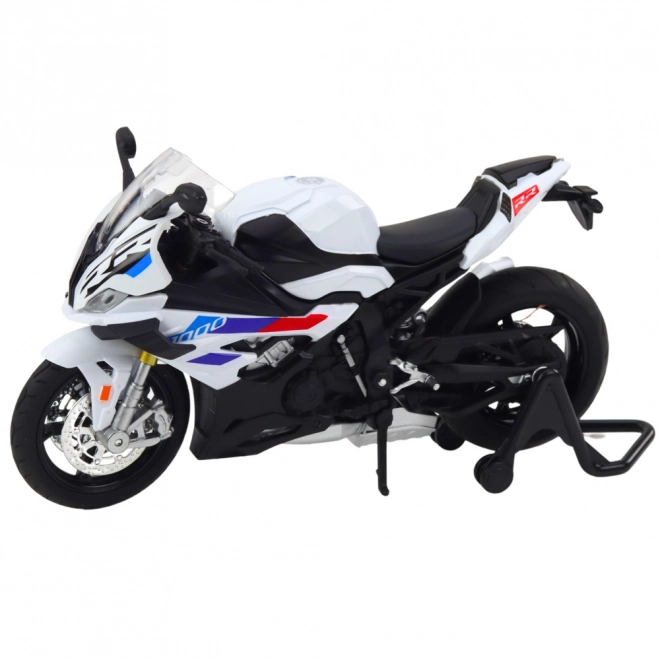 Modèle réduit de moto en métal 1:12 blanc