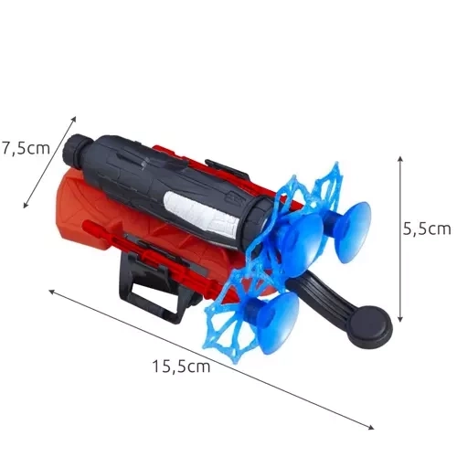 Lanceur de toiles de super-héros avec 3 projectiles