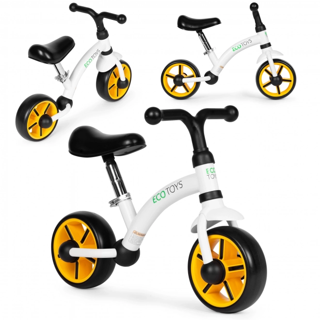 Draisienne pour enfants avec roues EVA, selle réglable, noire par ECOTOYS