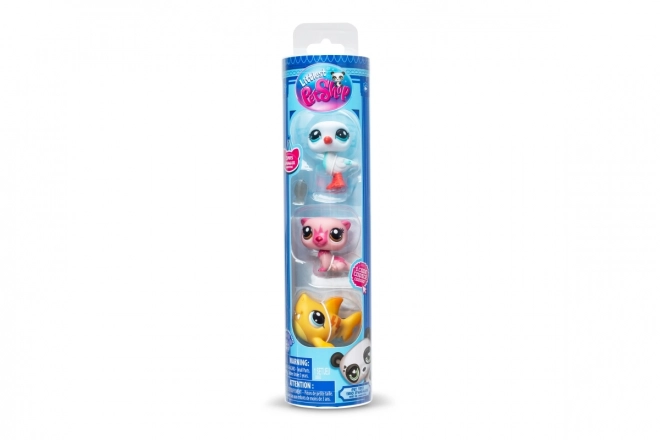 Figurines Littlest Pet Shop 3 pièces