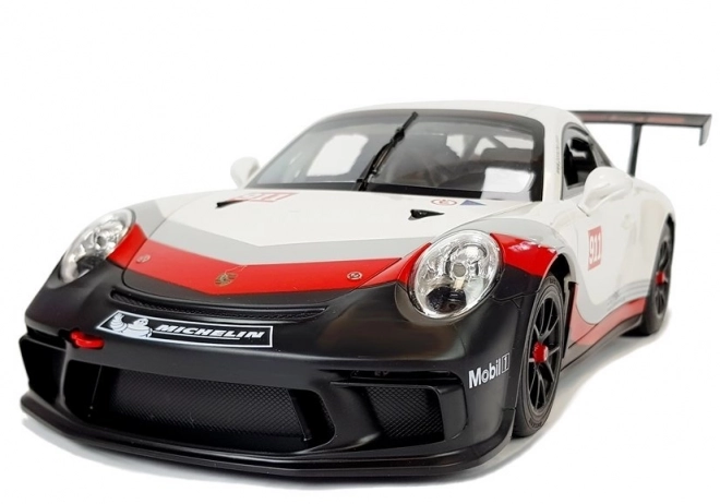 Voiture télécommandée Porsche 911 GT3 CUP Rastar 1:14 blanche