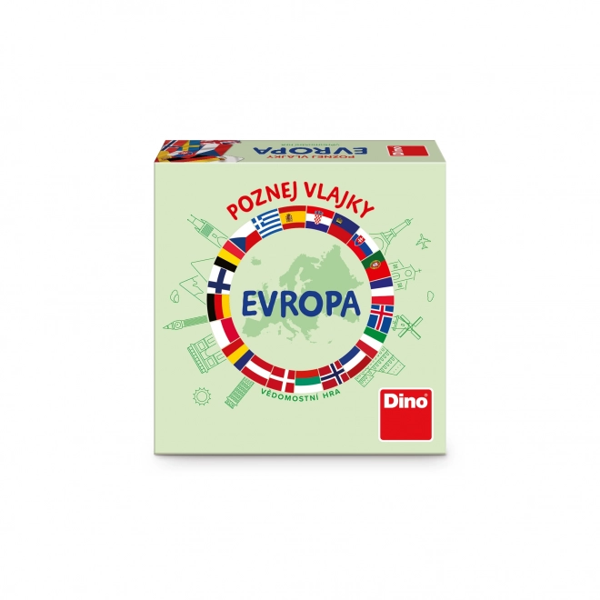 Dino Jeu de voyage Connaît les drapeaux d'Europe