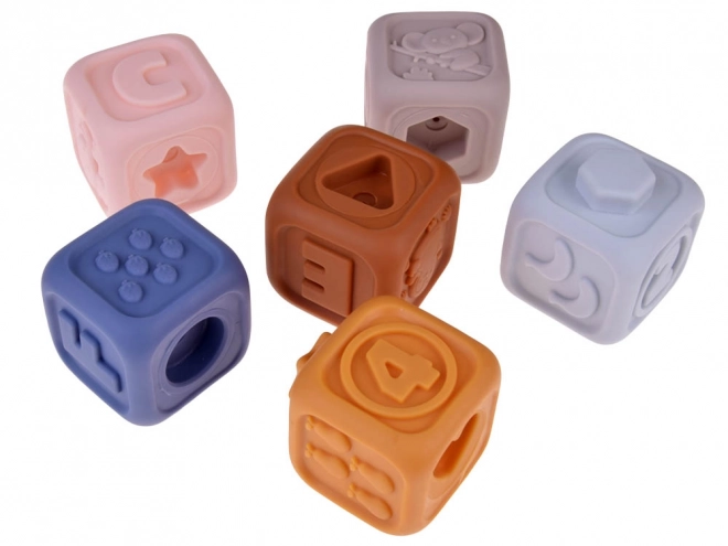 Blocs sensoriels pyramidaux puzzle melon avec ours ZA4819