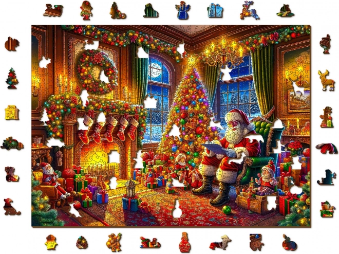 Puzzle en bois Magie de la veille de Noël 1010 pièces