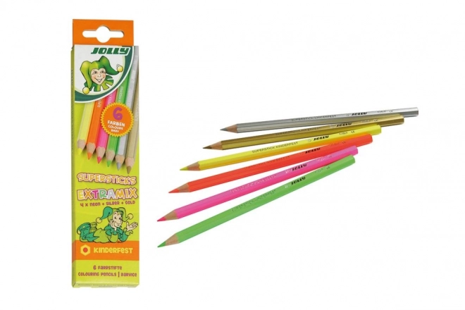 Crayons Extramix - Néon et Métalliques