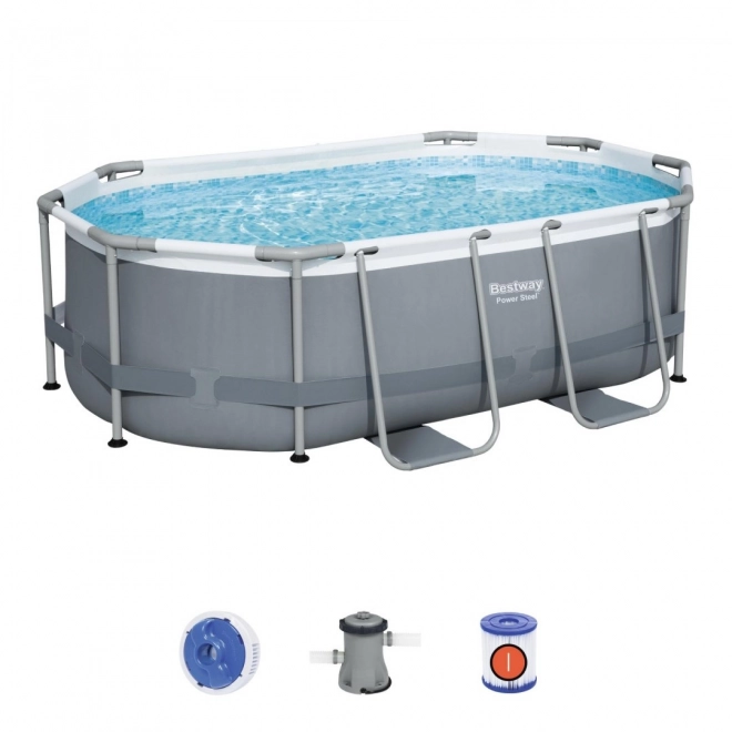 Piscine hors-sol Power Steel 305x200x84 cm