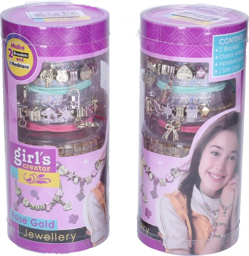 Breloques rose gold et lettres