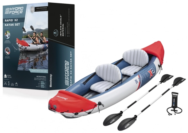 Kayak gonflable pour deux personnes Bestway